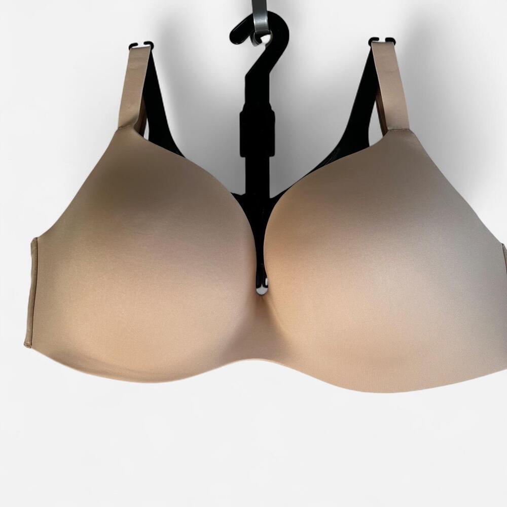 UNIQLO - 34DD Lightly Padded Push Up Bra beige, neutral